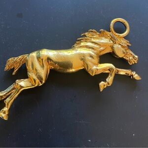 Gold Horse Pendant